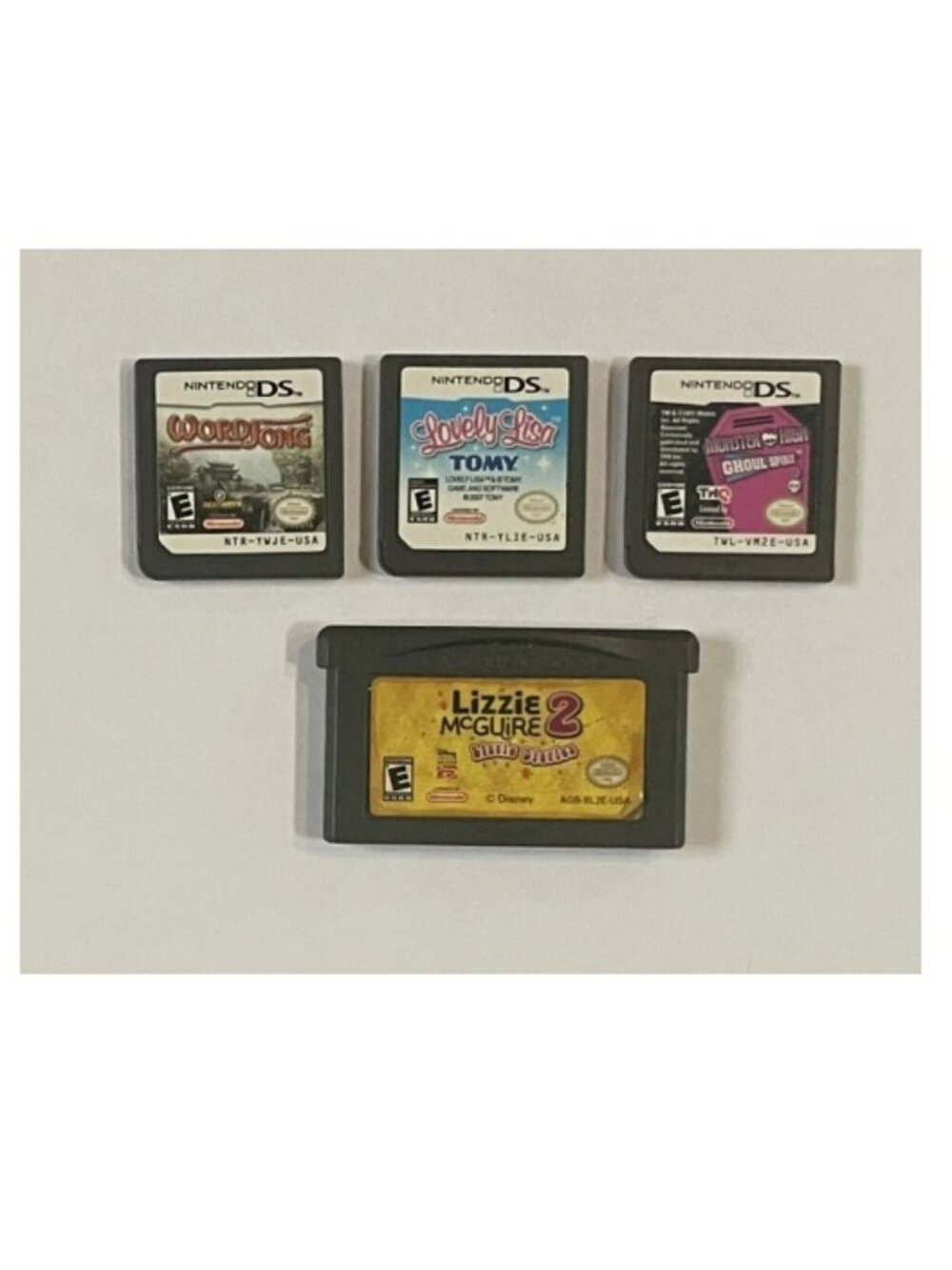 Nintendo Mix Handheld Game Lot Of 4